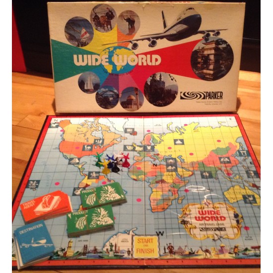 Wide World jeu de voyages aériens (Air travel game)
